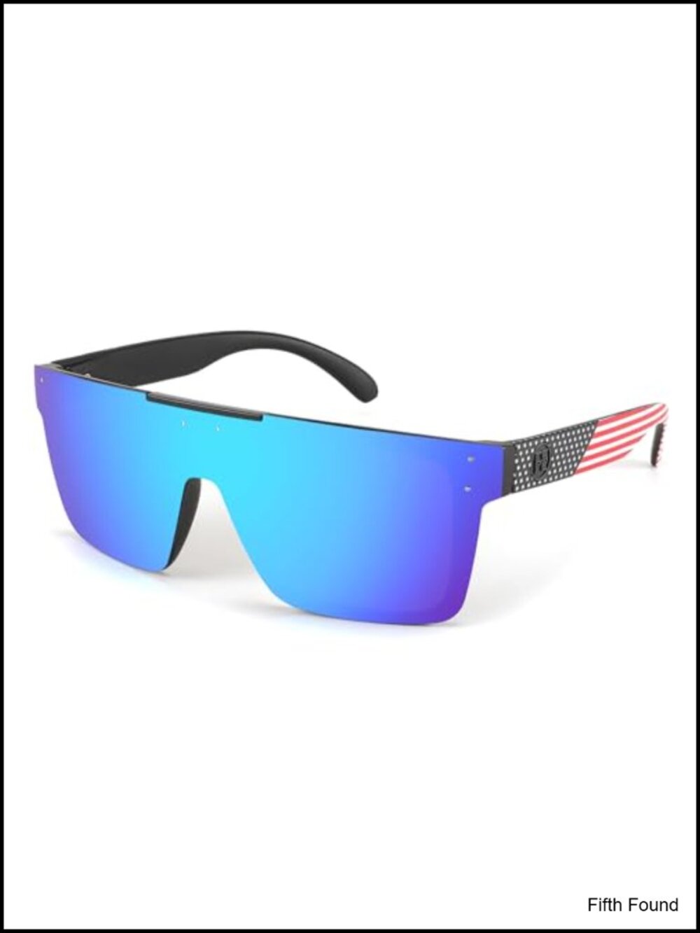 Polarized Oversized Square Flat Top Sunglasses with UV400 Protection